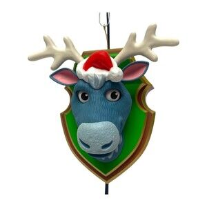 Hallmark Keepsake  Solar Motion Doe-Eyed Reindeer Christmas Decor Ornament 2016